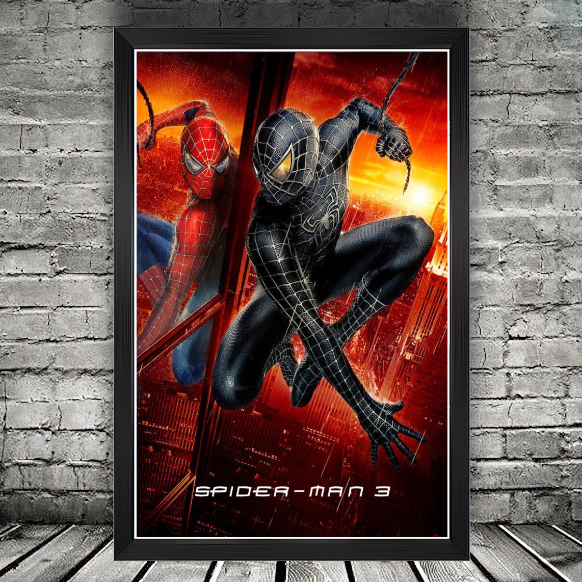 Spider Man 3 A0 Poster on Canvas - Affiche d'art de film en