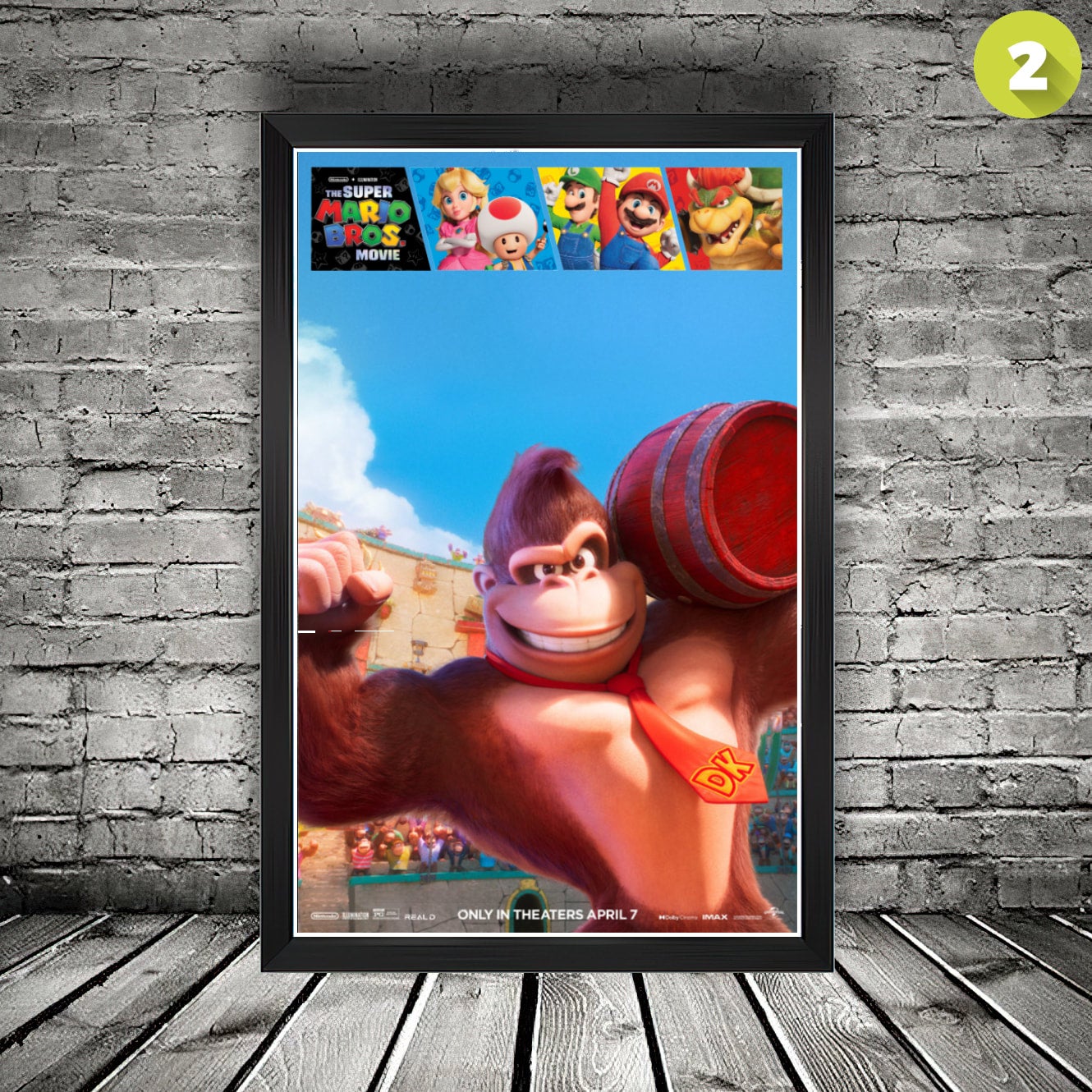 Super Smash Bros Movie Nintendo Mario Sonic Donkey Kong Poster Wall Decor  Poster Canvas - Mugteeco